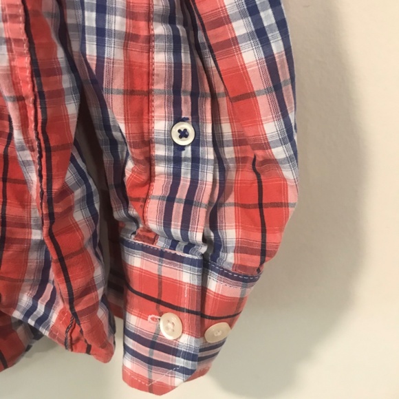 🔸5/30$!! IZOD Button Down Plaid Shirt - Picture 4 of 10
